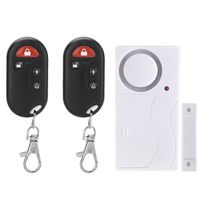 ZREALBANG Security Window/Door Alarm Sensor 110DB Remote Control Wireless Magnetic Sensors Safety Burglar Alarms 2 Controllers VS 1 Magnetic Sensors