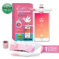 Eveline Digital Ovulation Predictor Test - Easy at Home Ovulation Test Kit with Smart Scanner and 5 Fertility Test Strips, 1 Cycle Supply Pregnancy Must Haves - FDA Listed for 99% Accuracy