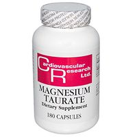 Cardiovascular Research Ltd., Magnesium Taurate, 180 Capsules - 2pc