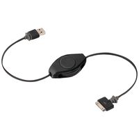 RETRAK ETIP30BLK Retractable 30-Pin Charge & Sync Cable, 3.2ft electronic consumer
