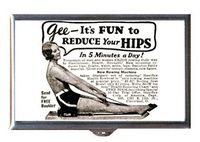 1931 Sexy Girl: Gee It's Fun to Reduce Hips Decorative Pill Box