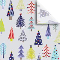 Jillson & Roberts Printed Gift Tissue 20" x 30", Tinsel Trees (240 Sheets)