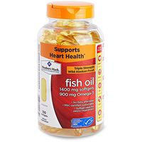 Member's Mark Enteric Triple Strength Fish Oil 1400mg Softgels 900mg Omega-3 DHA EPA (1 bottle (150 softgels)) by Members Mark