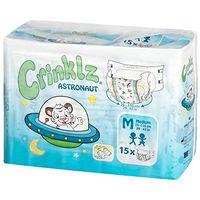 Crinklz Tab-Style Briefs Adult Printed Diapers, Astronaut, Medium, Case/60 (4/15s)