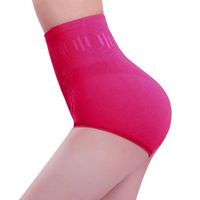 Hemlock Body Shaper Briefs Women Slimming Underwear Shorts Pants High Waist Bodyshape Intimates (Free, Purple Pink)