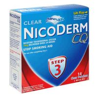 NicoDerm CQ Clear Patches, 7 mg, Step 3 - 14 ct, Pack of 2