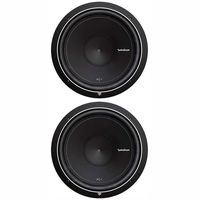 Rockford Fosgate Pair of 2 Punch P1 15-Inch 500-Watt 4-Ohm SVC Subwoofers