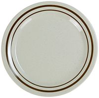 Yanco SS-109 Sesame Round Dinner Plate, 9" Diameter, Melamine, Pack of 24