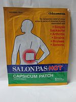 Salonpas Hot capsicum topical analgesic Patch 5.12x7.09 x5pack