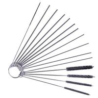 Gotian Household Bottle Brushes Pipe Bong Cleaner Glass Tube Cleaning Brush Set Of 15 - Meet to All Kinds of Blind Angle Cleaning - Appropriate Hardness (set of 15,13cm)