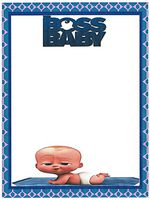 The Boss Baby Stationery Printer Paper 26 Sheets