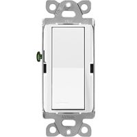 Lutron Claro On/Off Switch, 15 Amp, 3-Way, SC-3PS-SW, Snow