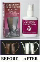 Quick Shine Instant Silver. Amazing Pure Silver Plating Spray