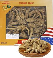 DOL Hand-Selected Sun Dried Cultivated Wisconsin American Ginseng Root Whole Large 美國威斯康辛州西洋參 花旗參 禮盒裝 8oz.(227g）