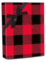 Buffalo Check Glossy Holiday Gift Wrapping Paper (Roll - 16 ft)