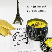 MAGIC FUNCTION Aromatherapy Spiritual Scented Candle with Dried Flower, 5.7Oz, 25 Hours, 5.7oz, 25-30 hours, For Happiness, Luck, Success, Optimism and Positive Energy