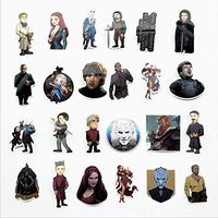 Friends Tv Show Sticker Pack, for Laptop Phone Luggage Computer Mug Notebook Home Wall Snowboard MacBook [Non-Reflective, Waterproof, Sunproof] [34pcs] (US-Game-TV)