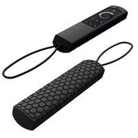 Compatible Amazon Fire TV Stick Voice Remote, Voberry Anti Slip Shock Proof Case Cover For Amazon Fire TV Stick Voice Remote All Gen (Black)