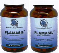 Uric Acid Cleanser - Gout Care and Uric Acid Extractor - Healthy Joint Supplement - Whole Body Therapy - 2 Pack Flamasil™ 180 Vege Capsules