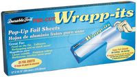 Durable Foil Pre-Cut Wrapp-its Pop-Up Foil Sheets, 25-Sheet Box (Pack of 24)
