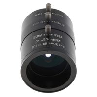Almencla Varifocal 4-12mm 1/2" F1.6 C Mount Manual IRIS Lens for CCTV