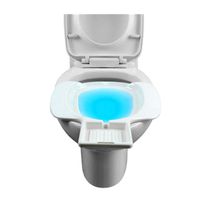 NANANA Portable Bidet Sitz Bath with Soap Dish for Standard Toilet, Easy to Clean and Empty, Hygienic Personal Care, 40X37x7.5Cm,White