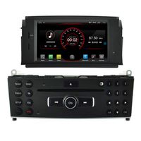 Autosion in Dash Android 9.1 Car DVD Player Radio Head Unit GPS Navi Stereo for Mercedes Benz C Class W204 2007 2008 2009 2010 2011 Mercedes Benz C Class C180 C200 C220 Support Steering Wheel Control