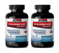 Anti Wrinkle Pills - HYALURONIC Acid BIO-Available - Skin Hydration Support - hyaluronic Acid Joint Support - 2 Bottles 120 Capsules