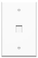 Legrand - On-Q WP3301WH10 1 Port Contractor Oversized Wall Plate (Pack of 10), White
