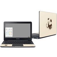 Mightyskins Skin Compatible with Samsung Chromebook 3 11.6" - No More Eye Circles | Protective, Durable, and Unique Vinyl Decal Wrap Cover | Easy to Apply, Remove, and Change Styles | Made in The USA