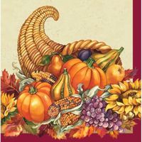 Fall Plenty Lunch Napkins 16 Per Pack by Creative Converting