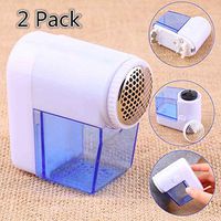 URBeauty 2 Pcs Mini Portable Electric Lint Remover Machine Pellets Lint Roller Spools Machine Clothing Fur Fabric Sweater Shaver Trimmer