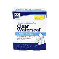 Quality Choice Assort Clear Waterseal Adhesive Bandages 20 Count Each (1)