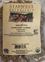Starwest Botanicals Calamus Root Cut/Sifted Organic 4 oz
