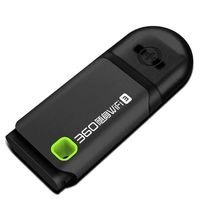 Original 360 Portable Mini Pocket WiFi 3 Wireless Network Router for Home Black