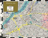 Filofax Papers Dallas Map Personal Size - FF-930150