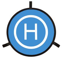 YALOON Drone Landing Pad 21.65inch Portable Foldable Aircraft Launch Pad for RC Drones Helicopter, PVB Drones, DJI Mavic Pro Phantom 2/3/4/ Pro, Antel Robotic, 3DR Solo Landing Pad