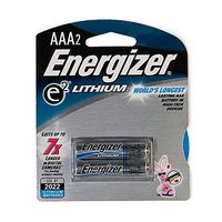 Energizer AAA Lithium Batteries, 2- One Color One Size