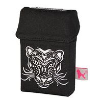 smokeshirt classic cigarette case for cigarette box king size 20 cigarettes (Black Cat)