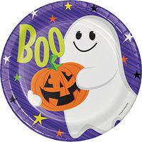 Creative Converting 323986 Party Creations Paper Plate, Happy Haunts