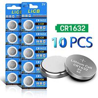 LiCB 10 Pack CR1632 3V Lithium Battery CR 1632