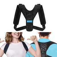 Adjustable Posture Corrector for Women and Men - Adjustable Back Braces - Upper Back Straightener Brace - Updated Version For Clavicle Support and Providing Pain Relief For Neck, Back and Shoulder