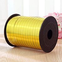 500 Yards Balloon String Curling Ribbons Wrapping Ribbons Decoration Accessories,Gold
