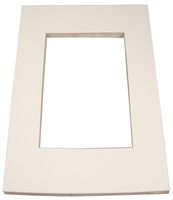 INOVART Picture-It White Pre-Cut Art/Presentation Mat Frames - Fits Artwork 11" x 20"