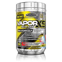 MuscleTech Vapor X5 Next Gen Pre Workout Powder, Explosive Energy Supplement, Icy Rocket Freeze, 60 Servings,27.2 Ounce, Pack of 1