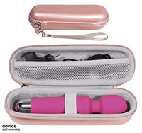 CaseSack Protective case for Personal Wand Massager, Compatible with SHIBARI, Lovely Wand, LuLu7+, Comfy Mate, Oliver James Six Nine, SENDRY, Russba, Pheiho, FILLBOSS, Keep it Personal (Rose Gold)