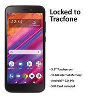 Tracfone BLU View 1 4G LTE Prepaid Smartphone (Locked) - Black - 16GB - SIM Card Included - CDMA - with $30 Airtime Bundle