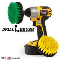 Cleaning Supplies - Drill Brush - Bathroom Accessories - Household Spin Brush Combo - Scrub - Shower Curtain - Bath Mat - Bidet - Bathtub, Sink, Flooring - Kitchen Tools - Hard Water, Soap Scum, Rust