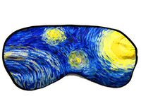 Vincent Van Gogh The Starry Night Sleep Mask Light Breathable Soft Blindfold Eye Mask with Elastic Band
