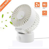 SUN RAIN Mini Fan 4 inch Personal Portable Cooling Office Dormitory Desktop Power Outlet Fan, up and Down can Shake The Head Strong Wind Powerful Fan (White)